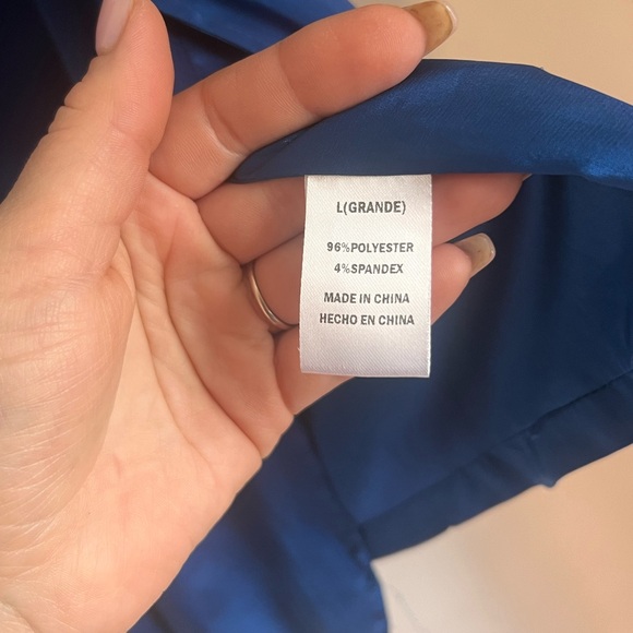 Fashion Nova Satin Dress sz L - Picture 7 of 11